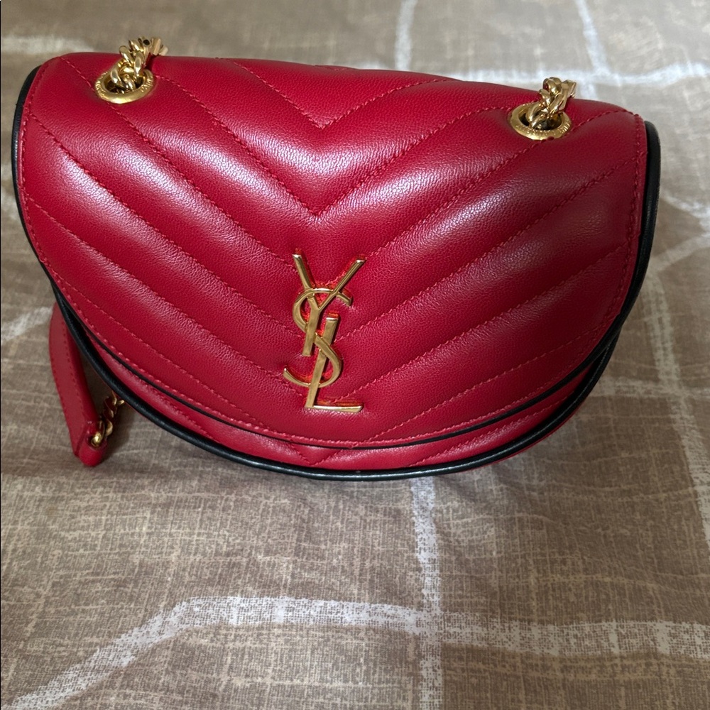 Saint Laurent Red Crossbody Bag